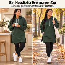 Lade das Bild in den Galerie-Viewer, KuschelLiebe – der extra lange Wohlfühlhoodie | deckenweich, warm & figurschmeichelnd
