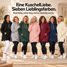 Lade das Bild in den Galerie-Viewer, KuschelLiebe – der extra lange Wohlfühlhoodie | deckenweich, warm & figurschmeichelnd