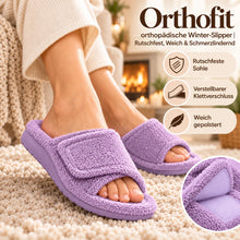 Lade das Bild in den Galerie-Viewer, Orthofit - orthopädische Winter-Slipper | Rutschfest, Weich & Schmerzlindernd