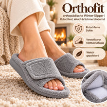 Lade das Bild in den Galerie-Viewer, Orthofit - orthopädische Winter-Slipper | Rutschfest, Weich & Schmerzlindernd