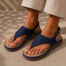 Lade das Bild in den Galerie-Viewer, OrthoKomfort - Damen ergonomische schmerzlindernde Komfort-Sandalen