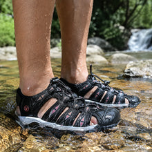Lade das Bild in den Galerie-Viewer, Orthotrekking - Schmerzlindernde Komfort-Sandalen zum Gehen & Wandern | Rutschfest & Federleicht