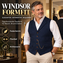 Lade das Bild in den Galerie-Viewer, Windsor FormFit – formende Komfortweste für Herren | Elegant & ultrabequem