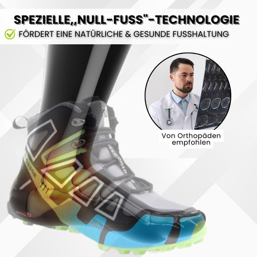 OrthoTrekking Pro - ergonomische & schmerzlindernde Trekking u.-Wanderschuhe
