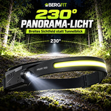 Lade das Bild in den Galerie-Viewer, PROFI 350 – 2-in-1-LED-Stirnlampe | 1-€-Aktion
