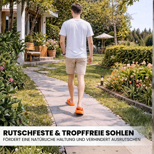OrthoSlipper – Anatomisch stützende Komfort-Pantoletten | Ergonomisches Design