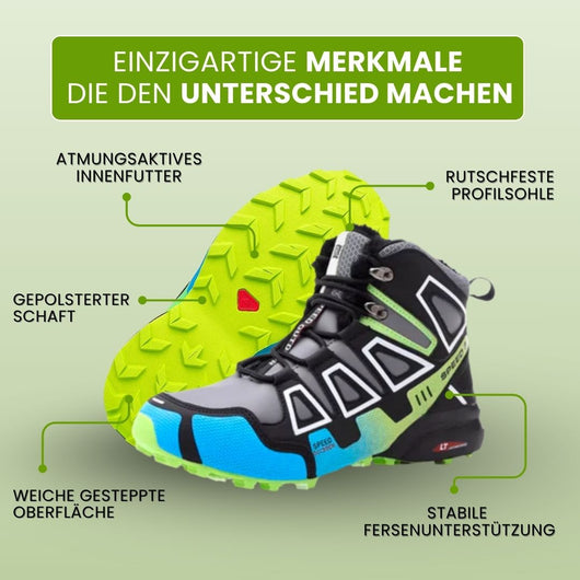 OrthoTrekking Pro - Trekking u.-Wanderschuh mit anatomischer Entlastung | Ergonomisches Design