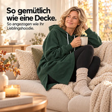 Lade das Bild in den Galerie-Viewer, KuschelLiebe – der extra lange Wohlfühlhoodie | deckenweich, warm &amp; figurschmeichelnd
