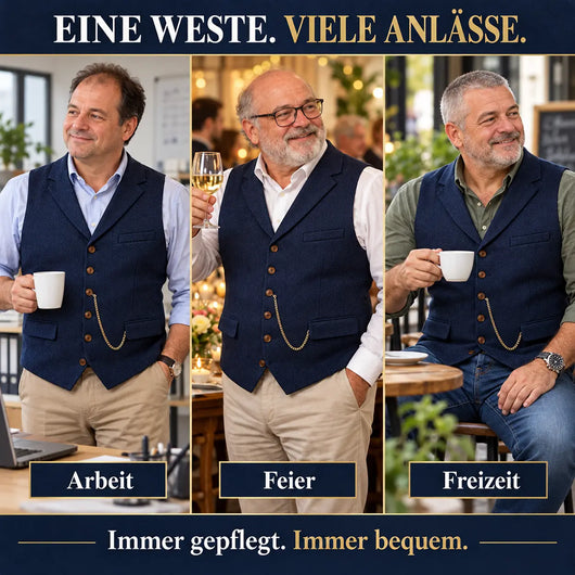 Windsor FormFit – formende Komfortweste für Herren | Elegant & ultrabequem