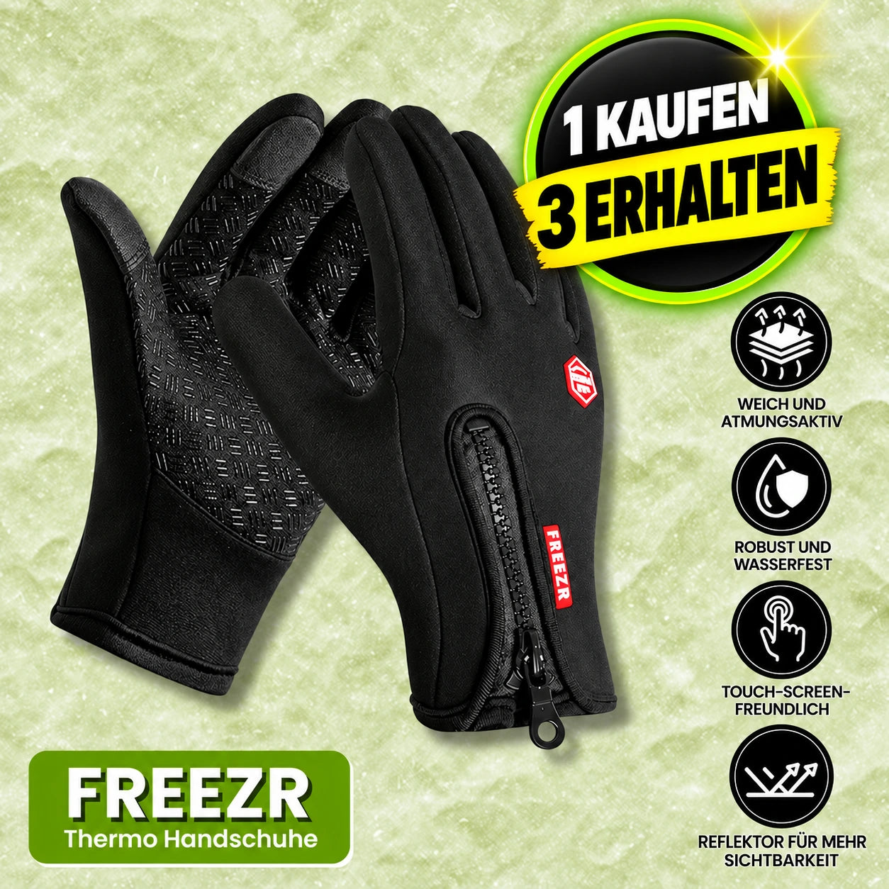FREEZR Thermo Handschuh - perfekt für jedes Abenteuer