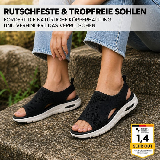 Florax Sandalen - schmerzlindernde Komfortsandalen | Ergonomisches Design