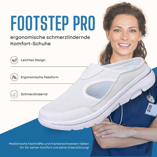 Footstep Pro - ergonomische & rutschfeste Komfortschuhe (2026)