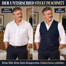 Lade das Bild in den Galerie-Viewer, Windsor FormFit – formende Komfortweste für Herren | Elegant &amp; ultrabequem

