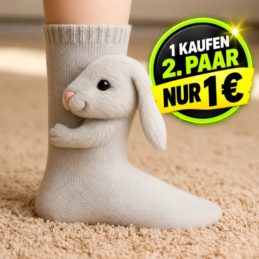 HUGGY Socken – Nie mehr kalte Füße nur noch HUGGY - Einheitsgröße-Unisex | 1-€ Aktion