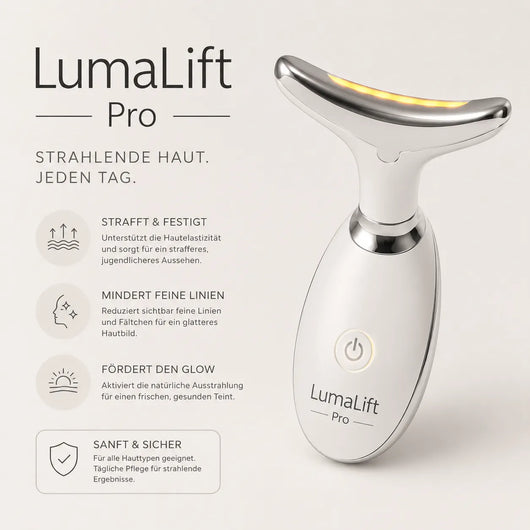 LumaLift Pro – 3-in-1 Straffungs- & Massagegerät für Gesicht, Arme & Körper