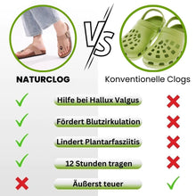 Lade das Bild in den Galerie-Viewer, NaturClogs - ergonomische, rutschfeste und schmerzlindernde Clogs
