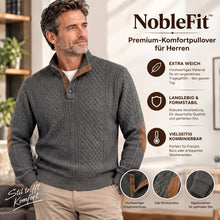 Lade das Bild in den Galerie-Viewer, NobleFit– Figurfreundlicher Premium-Komfortpullover für Herren | Ultrabequem &amp; Elegant
