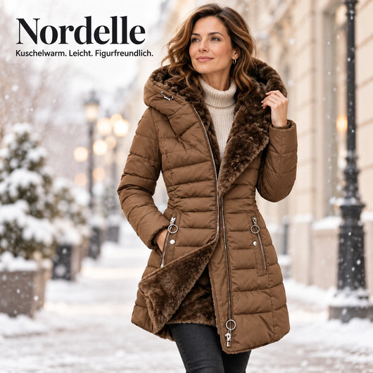 Nordelle – der Wintermantel, der wärmt und der Figur schmeichelt