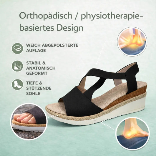 OrthoStella - ergonomische schmerzlindernde Sandalen für Damen