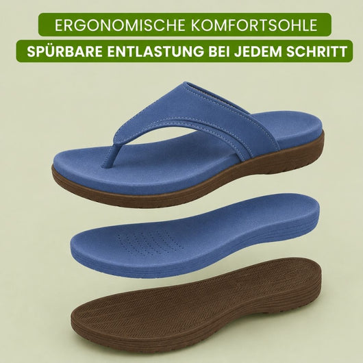 Orthofit - orthopädische Komfort-Sandale | Federleicht & Rutschfest