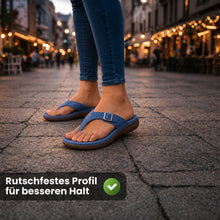 Lade das Bild in den Galerie-Viewer, Orthofit - orthopädische Komfort-Sandale | Federleicht &amp; Rutschfest