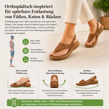 Lade das Bild in den Galerie-Viewer, OrthoKomfort - Schmerzlindernde Komfort-Sandalen | Rutschfest &amp; Federleicht
