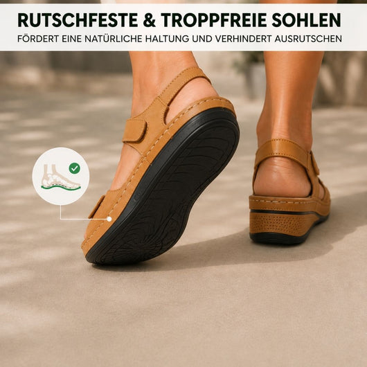 OrthoLine - Schmerzlinderne Komfort-Sandalen | Ergonomisches Fußbett · Rutschfest · Federleicht