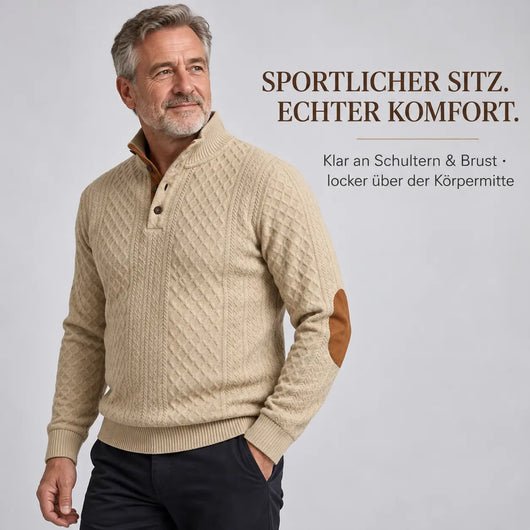 NobleFit– Figurfreundlicher Premium-Komfortpullover für Herren | Ultrabequem & Elegant