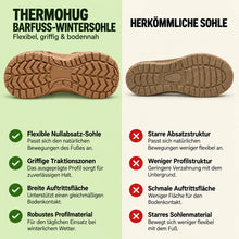 Lade das Bild in den Galerie-Viewer, ThermoHug – Schmerzlindernder Barfuß-Winterstiefel mit breiter Zehenbox
