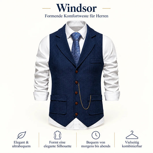 Windsor FormFit – formende Komfortweste für Herren | Elegant & ultrabequem
