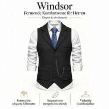 Lade das Bild in den Galerie-Viewer, Windsor FormFit – formende Komfortweste für Herren | Elegant &amp; ultrabequem
