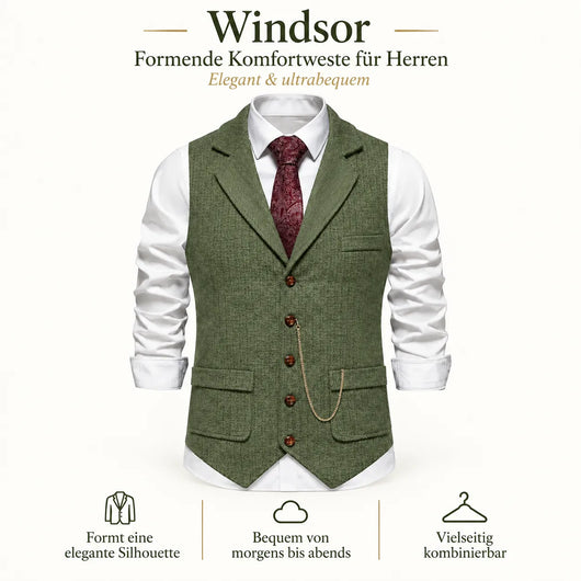Windsor FormFit – formende Komfortweste für Herren | Elegant & ultrabequem