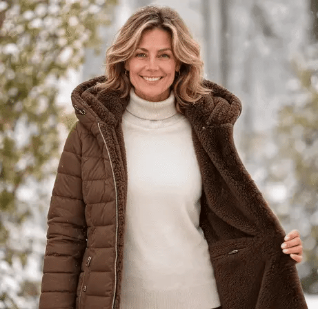 Nordelle – der Wintermantel, der wärmt und der Figur schmeichelt