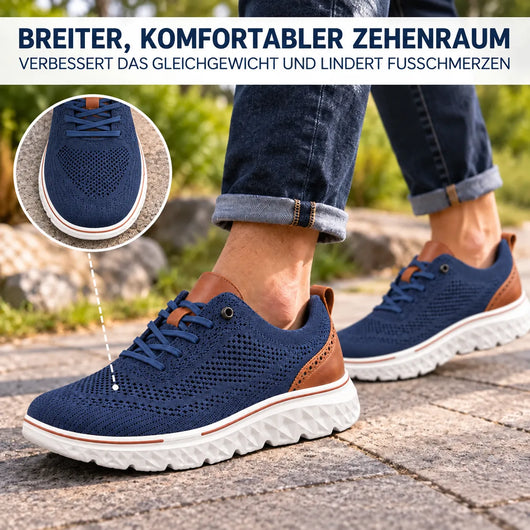 FeelFree Gentleman – Orthopädischer Herren-Komfortschuh | Rutschfest & Schmerzlindernd