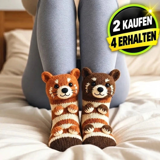 HUGGY Socken  – Nie mehr kalte Füße nur noch HUGGY - Einheitsgröße-Unisex | Handgefertigt