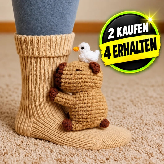 HUGGY Socken  – Nie mehr kalte Füße nur noch HUGGY - Einheitsgröße-Unisex | Handgefertigt