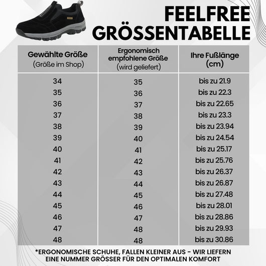 FeelFree Ergo - Rutschfester Komfortschuh mit anatomischer Entlastung | Ergonomisches Design