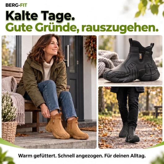 ThermoBoots – Wasserdichte Allwetter-Ganzjahresstiefel | Rutschfest & Schmerzlindernd
